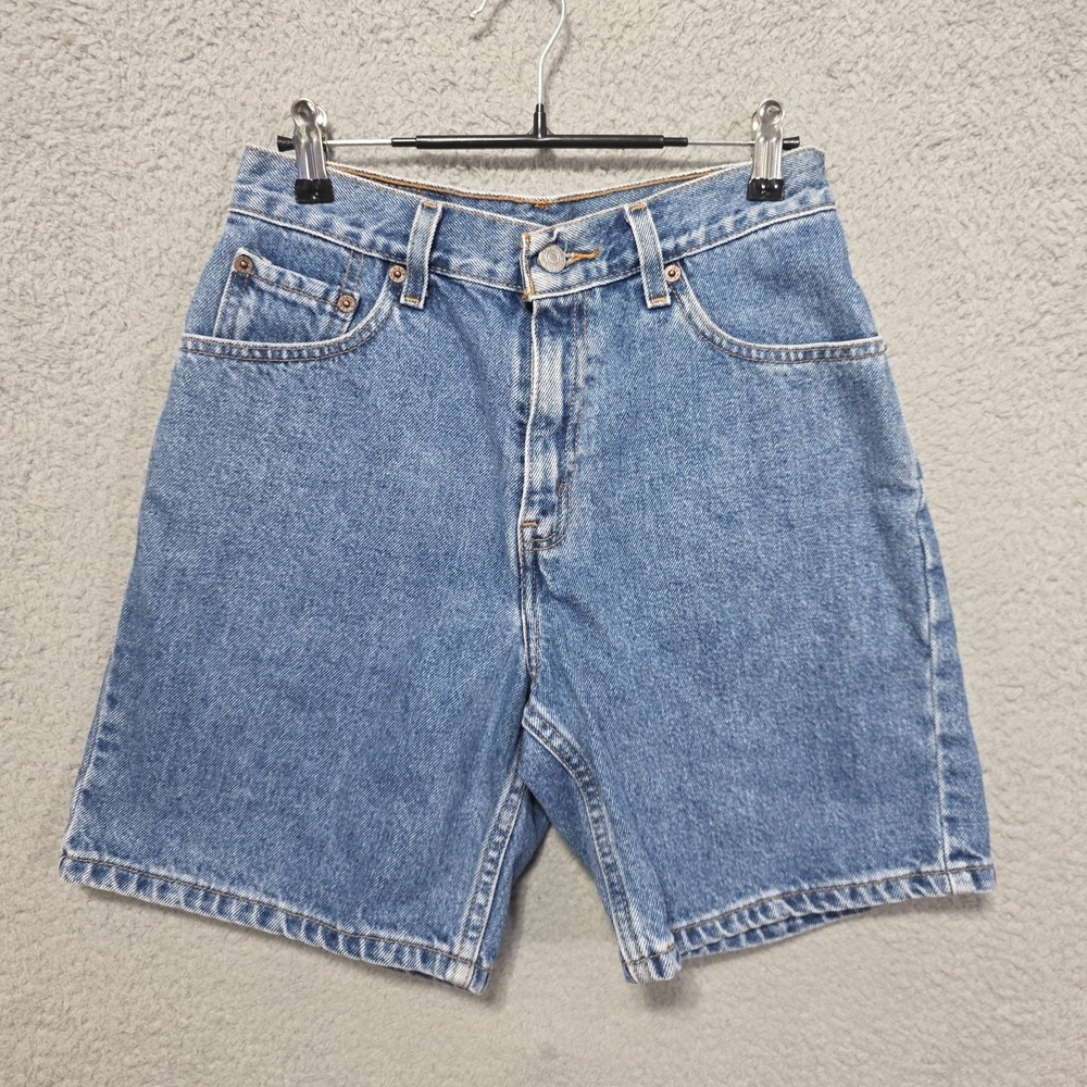 Vintage Y2K Levi's Denim Shorts Miss Size 6 Classic Fit Jeans 7" Inseam Cotton